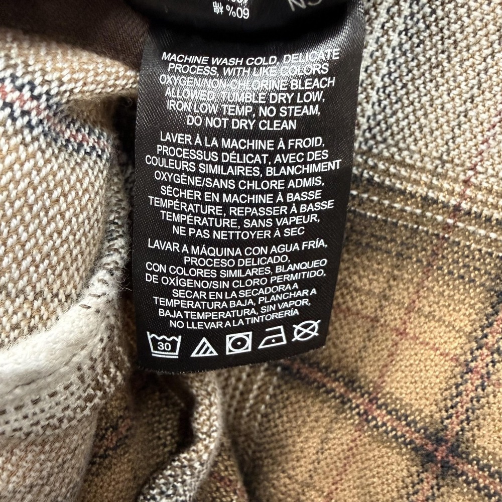 Kuhl The Law Flannel Shirt Mens XL Brown Plaid Button Up Long Sleeve - Picture 9 of 9
